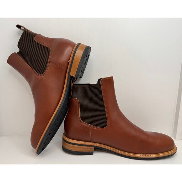 Nisolo Carmen Chelsea Boot 2.0 Brandy Leather Women’s Size 11 - Picture 3 of 12